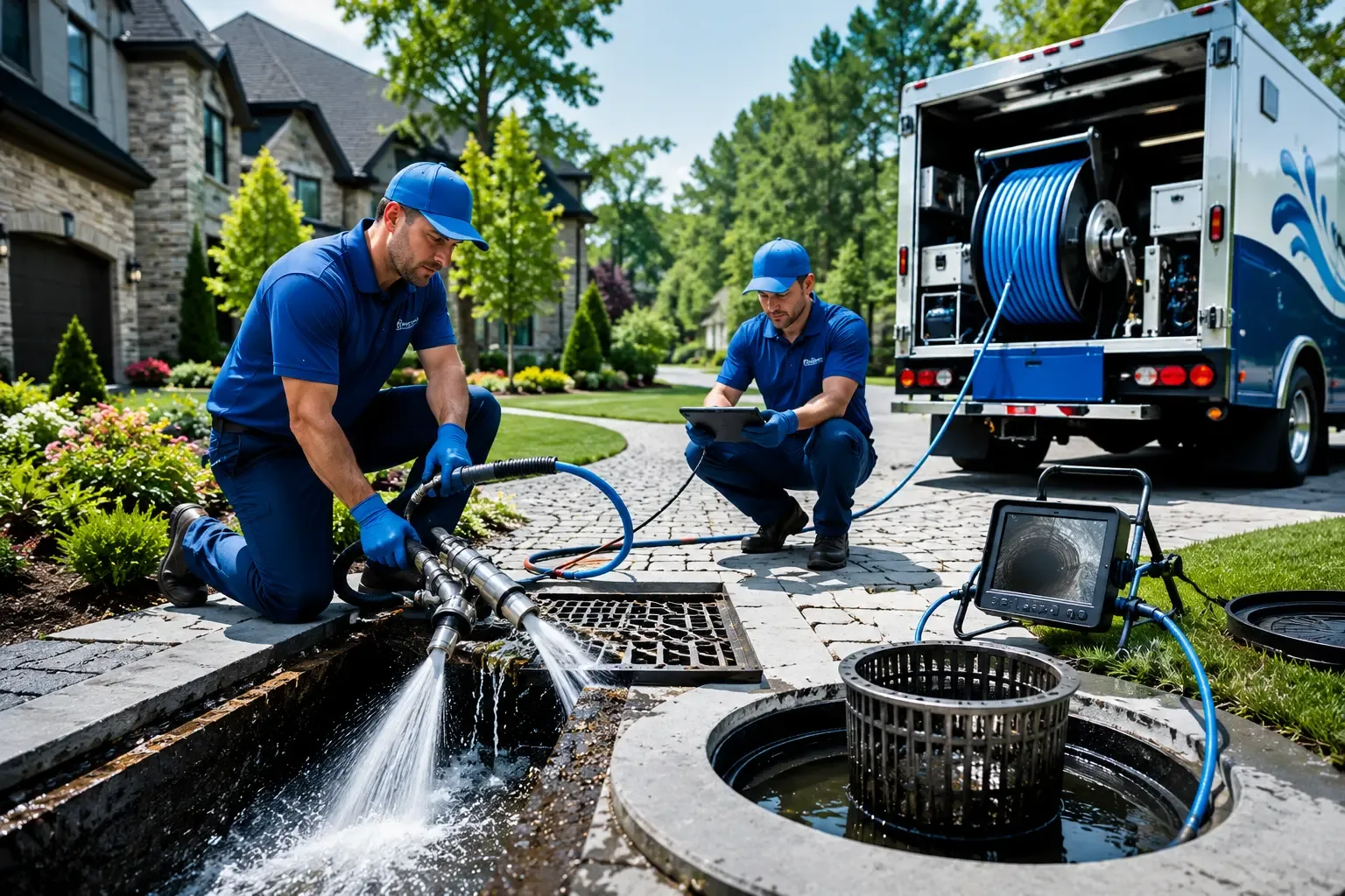Local outdoor drain cleaning professionals in Center Point, LA